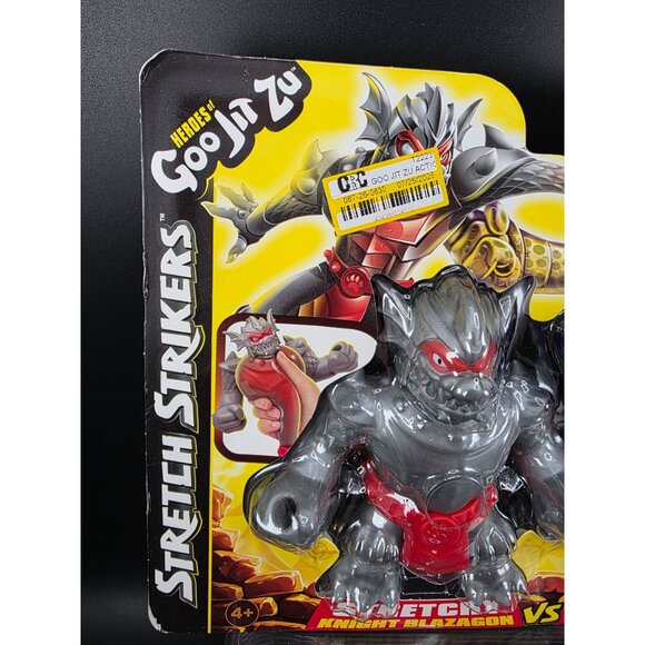 Heroes of Goo Jit Zu Stretch Strikers Knight Blazagon and Corruptagon Figures - Picture 4 of 8